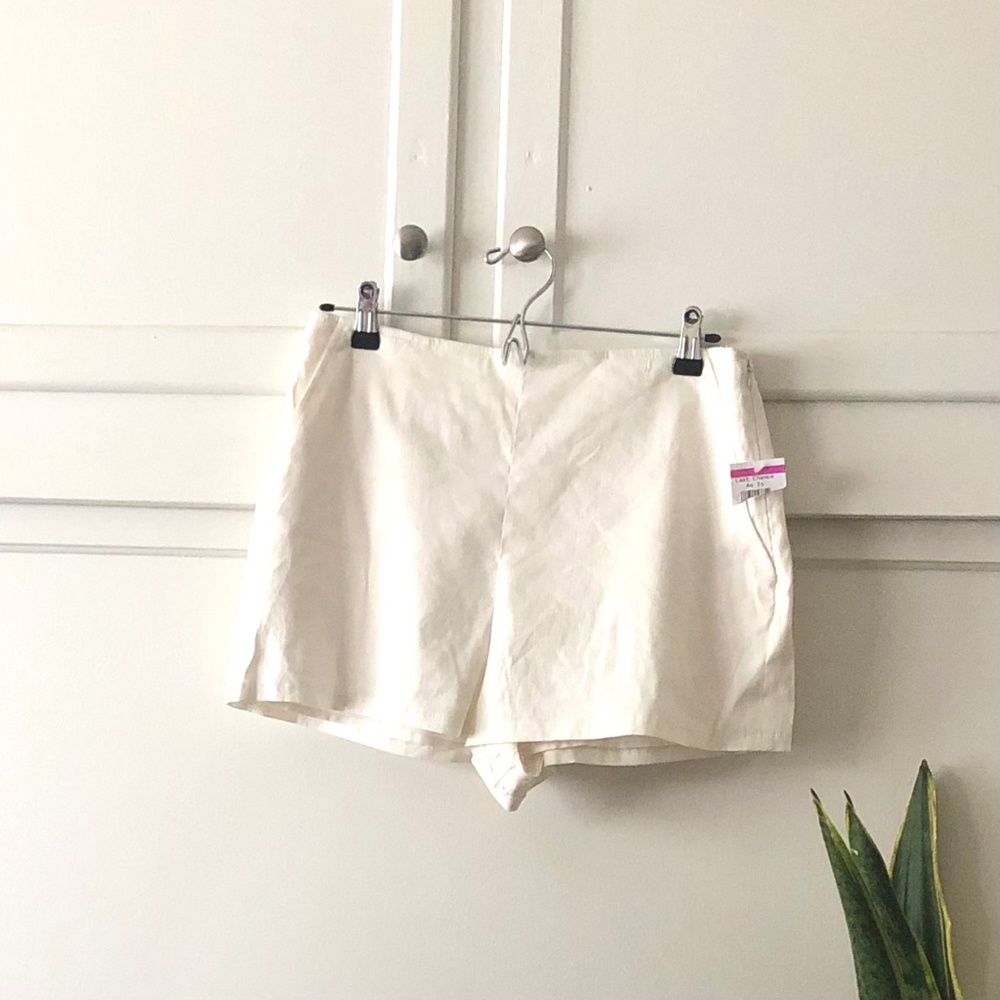 LEITH White Dress Shorts sz M NWT